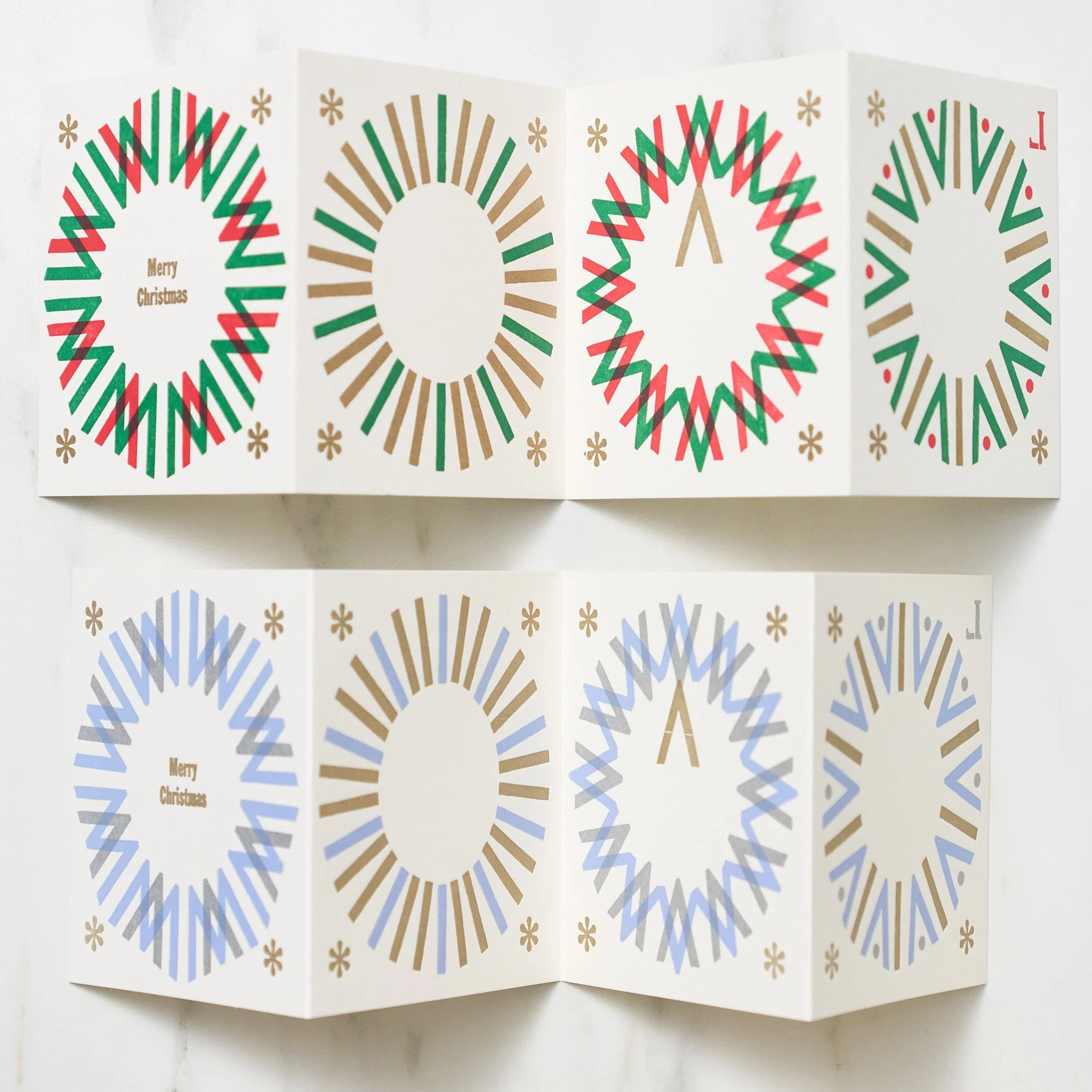 Letterpress Quarto-Bound Christmas Card / Letterpress Letters - Image 2