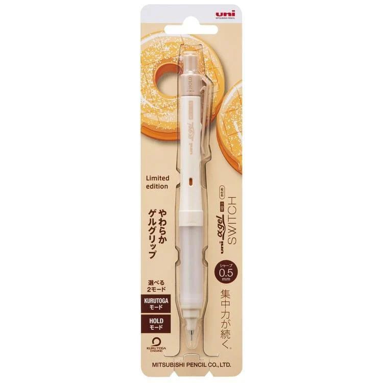 [Limited] Alpha Gel SWITCH Mechanical Pencil Donut Color / uni Mitsubishi Pencil - Image 3