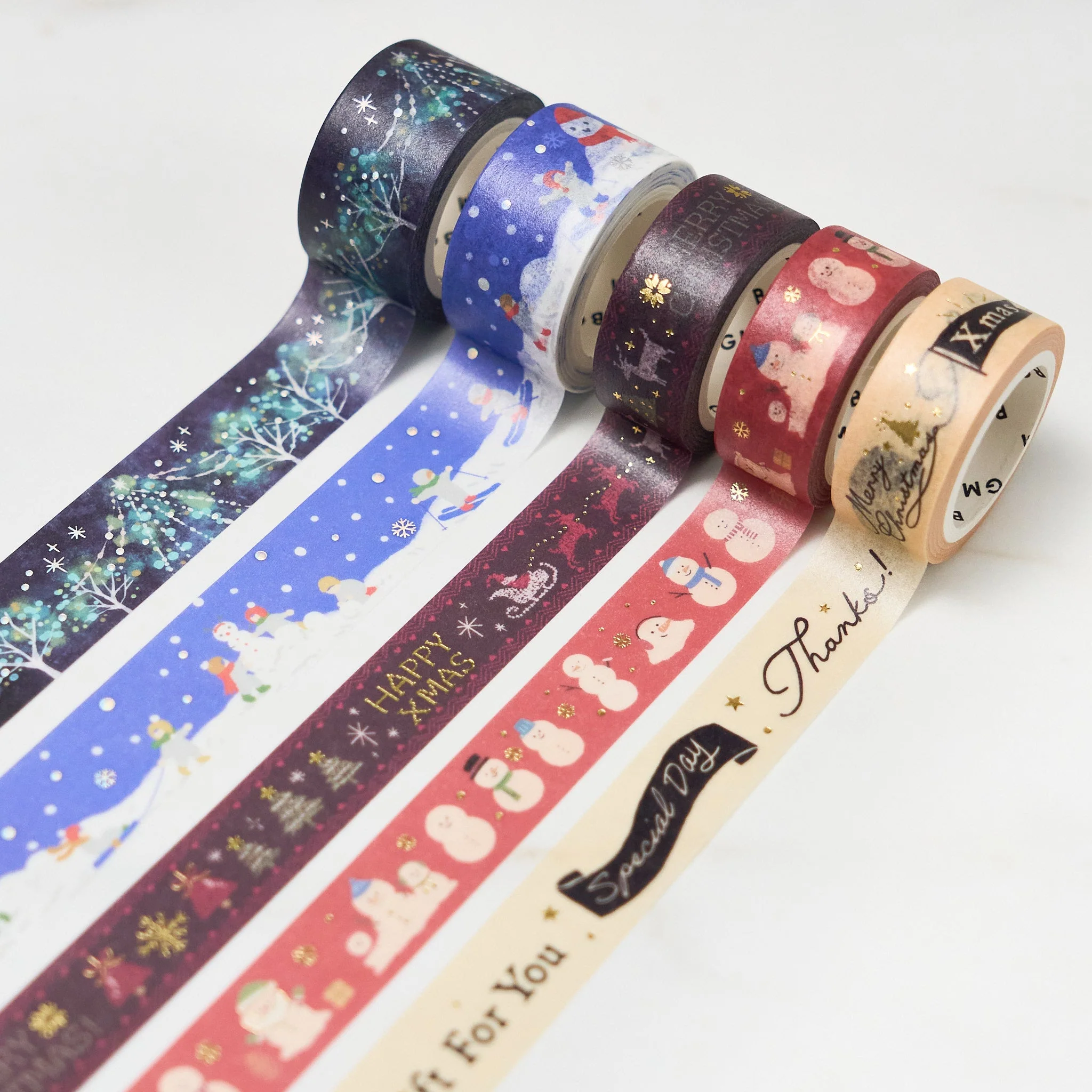 [Limited] BGM 2024 Christmas Series Foil Masking Tape / BGM