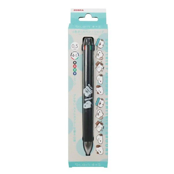 [Limited] bLen 4+S Peanuts Series Multifunctional Ballpoint Pen / Zebra - Image 2