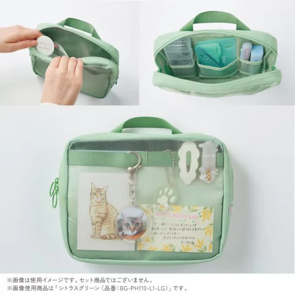 [Limited] Book-Style Campus Tool Pouch Positive & Relaxing / KOKUYO - Image 6