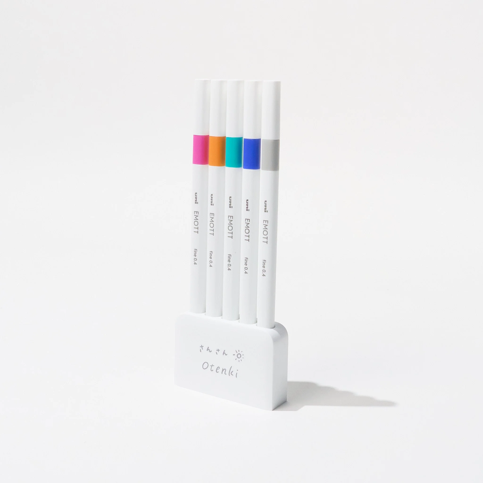[Limited] Bungu Joshi Haku Festival Otenki EMOTT Markers 5-Color Set / uni Mitsubishi Pencil