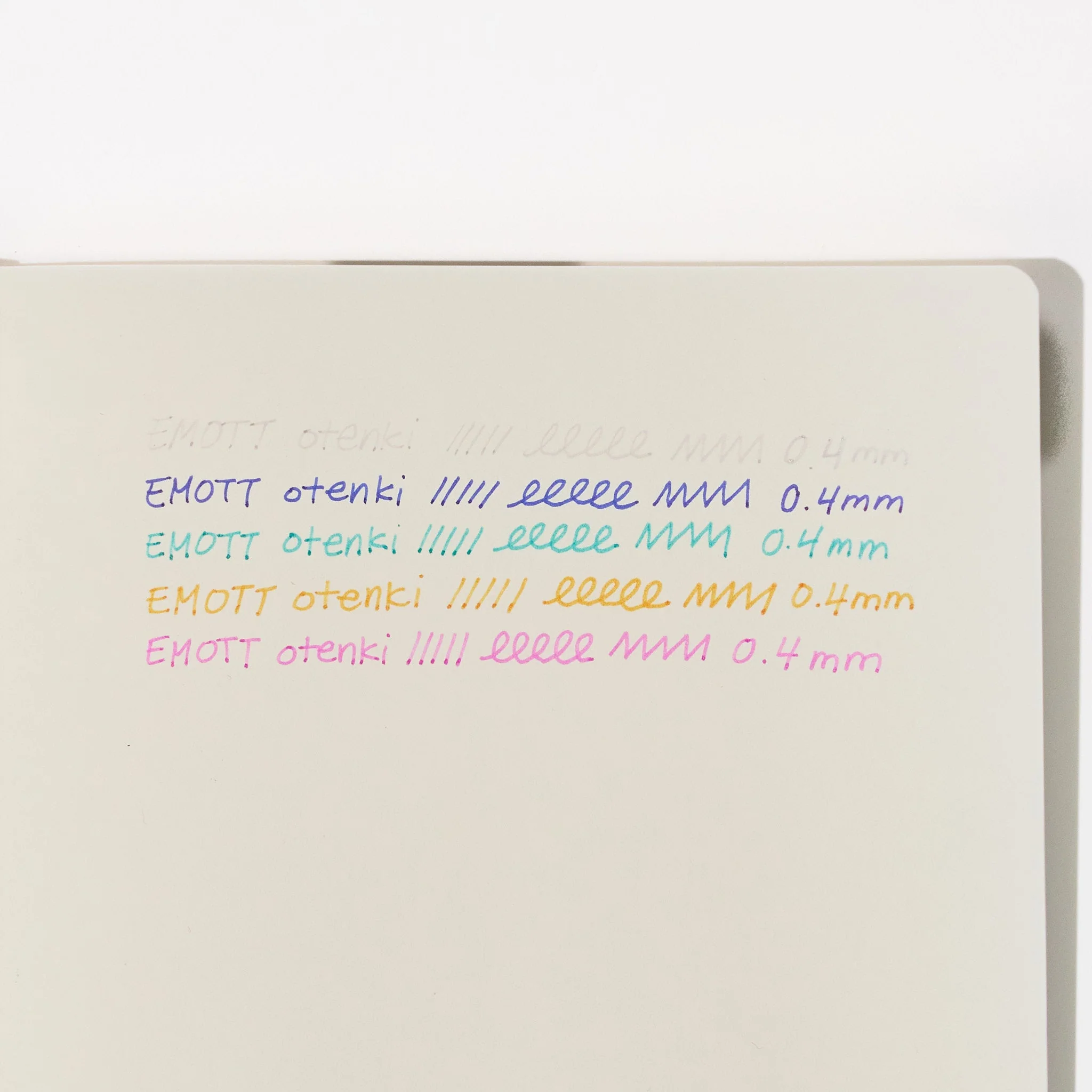 [Limited] Bungu Joshi Haku Festival Otenki EMOTT Markers 5-Color Set / uni Mitsubishi Pencil - Image 4