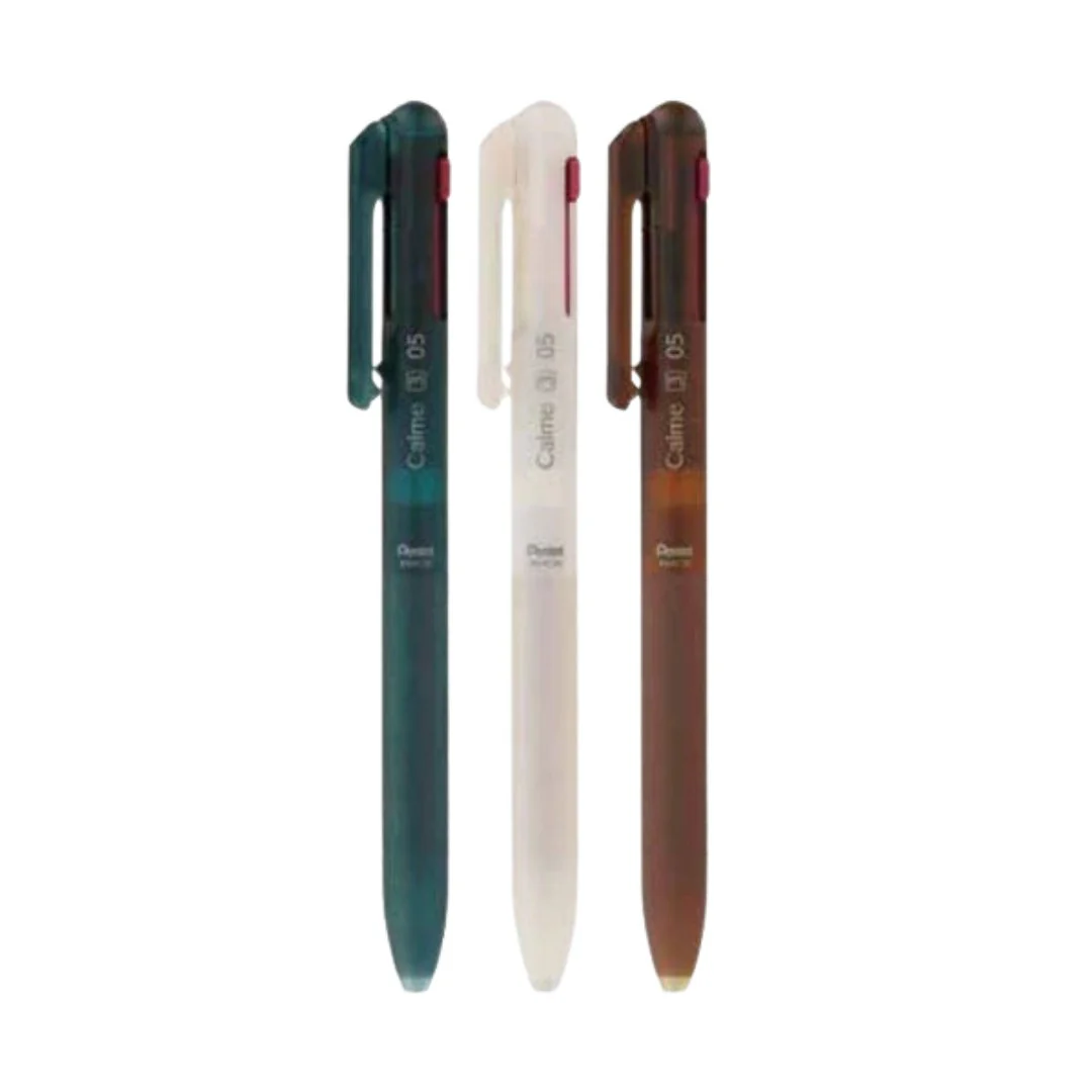 [Limited] Calme 3-Color Ballpoint Pen Relaxed Frost Series / Pentel