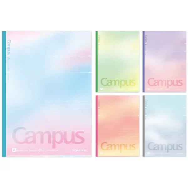 [Limited] Campus Notebook Semi-B5 Dot Ruled Positive & Relaxing / KOKUYO
