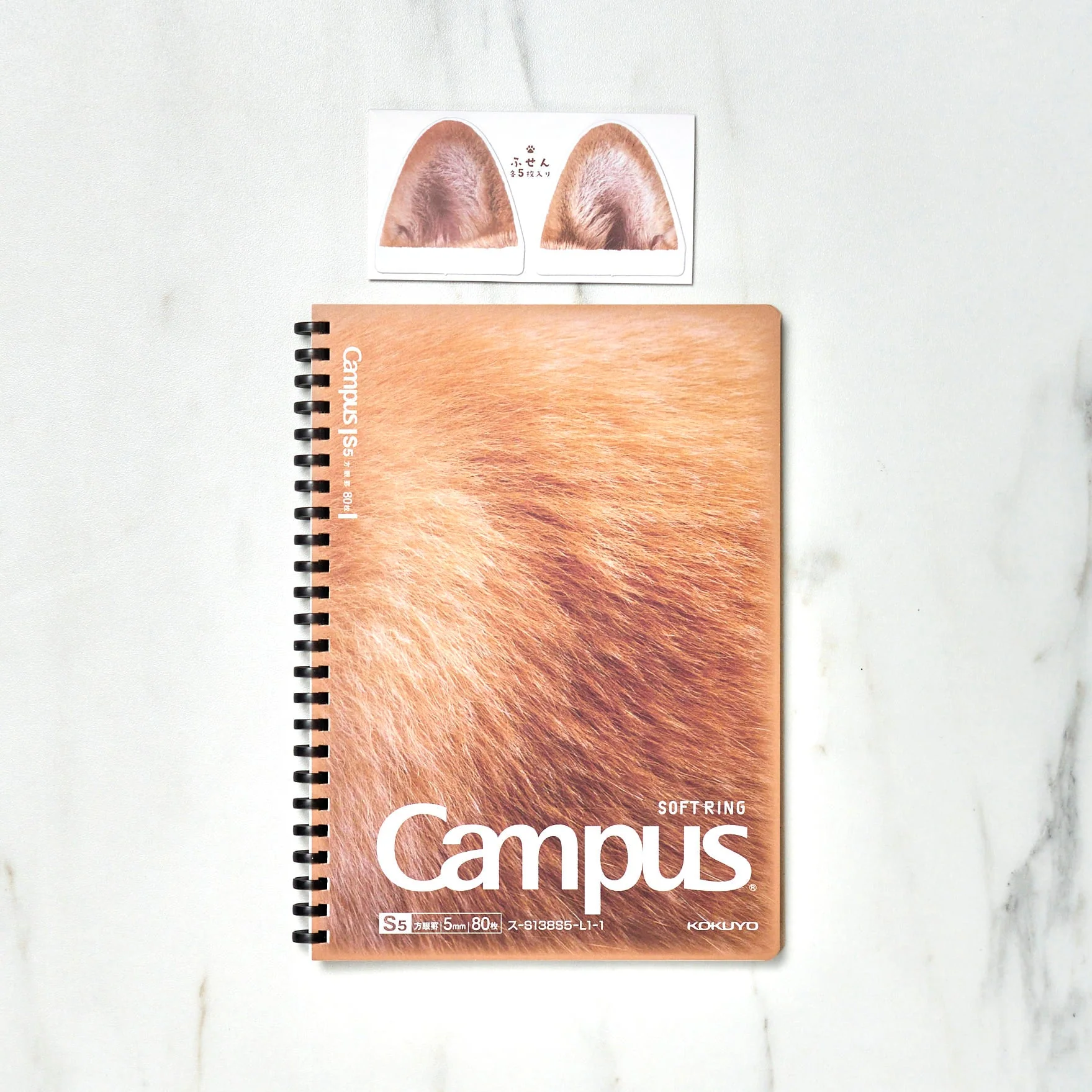 [Limited] Campus Paw Soft Ring Notebook / KOKUYO - Image 10