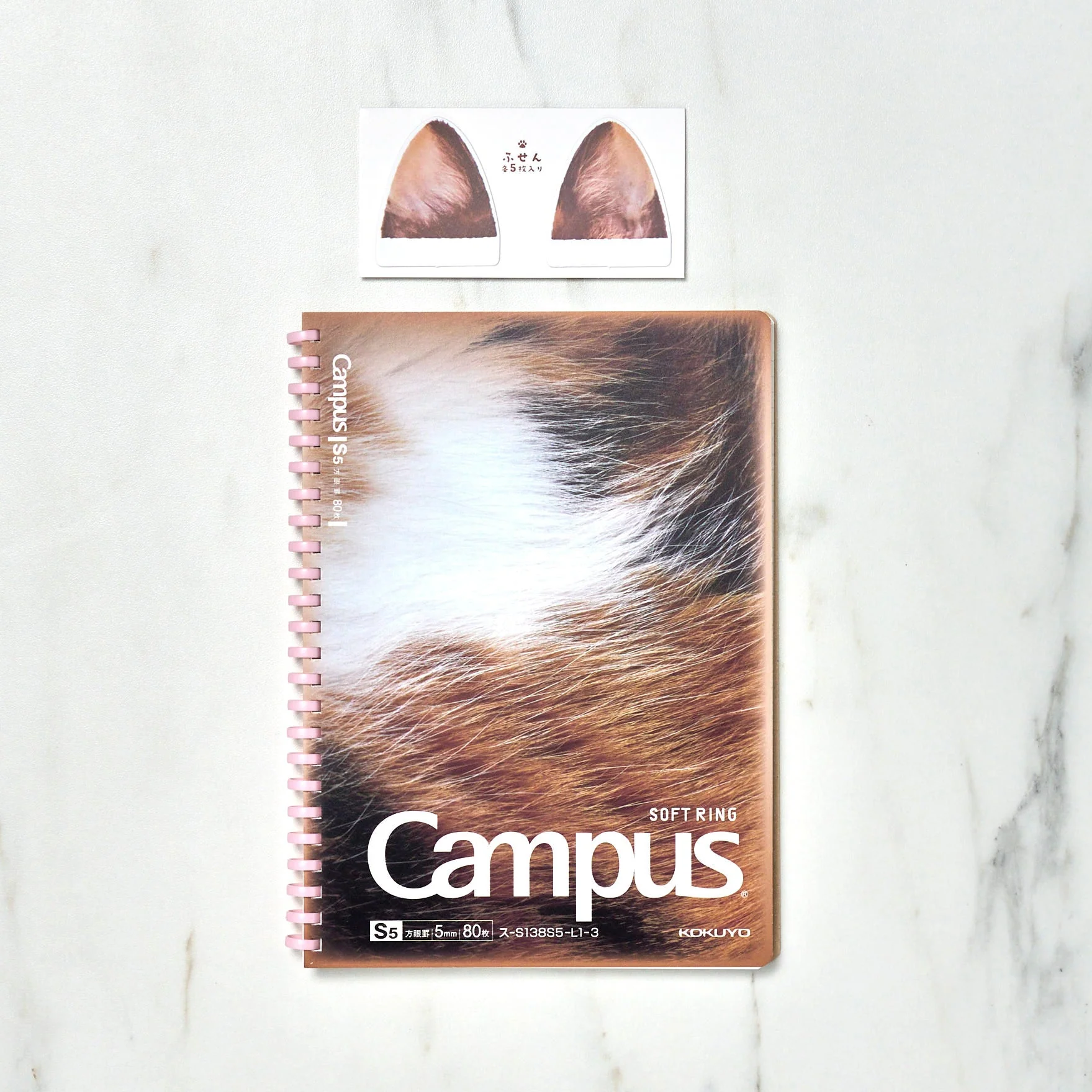 [Limited] Campus Paw Soft Ring Notebook / KOKUYO - Image 13