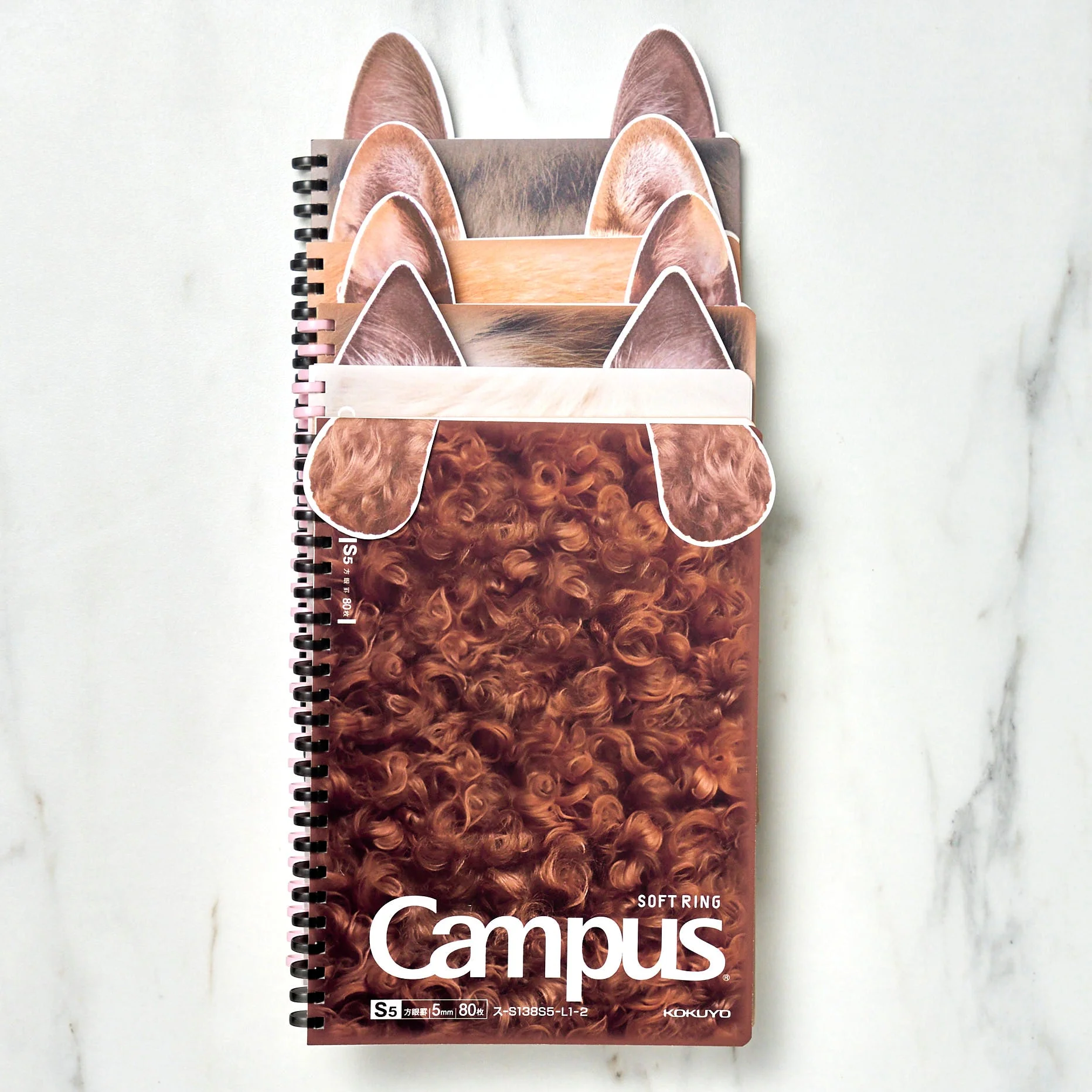 [Limited] Campus Paw Soft Ring Notebook / KOKUYO - Image 17