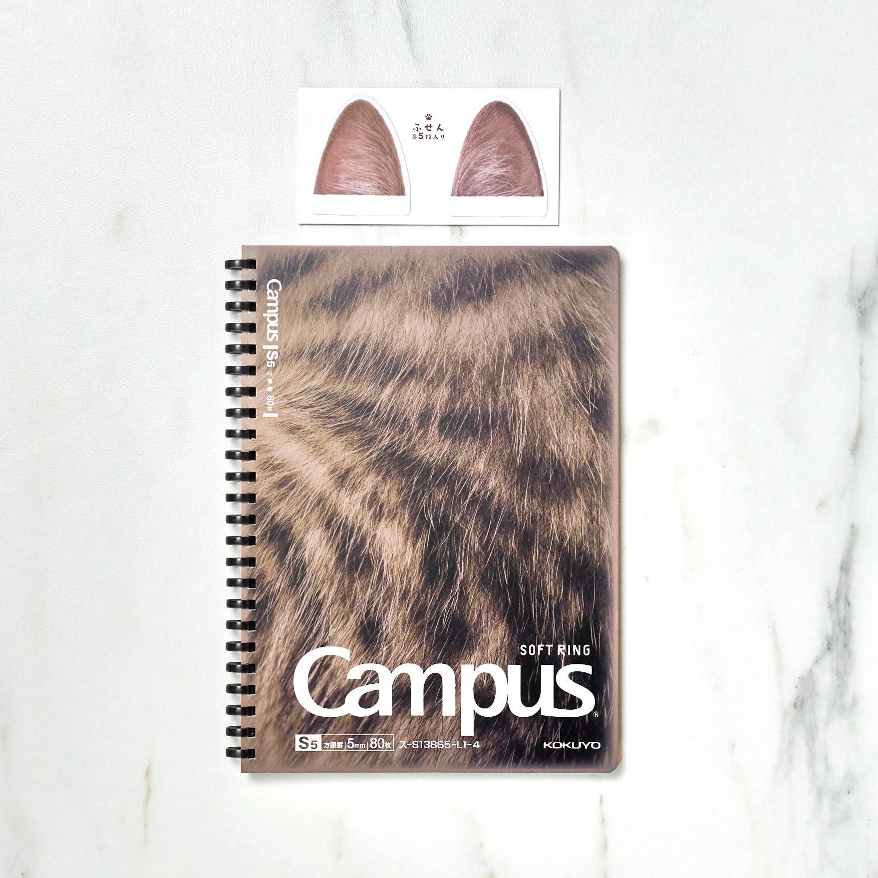 [Limited] Campus Paw Soft Ring Notebook / KOKUYO - Image 5