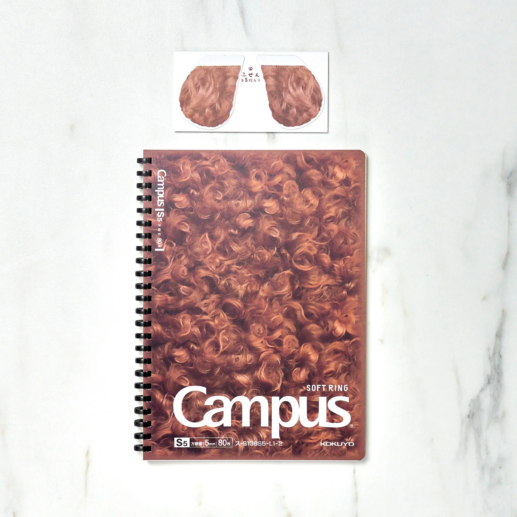 [Limited] Campus Paw Soft Ring Notebook / KOKUYO - Image 8