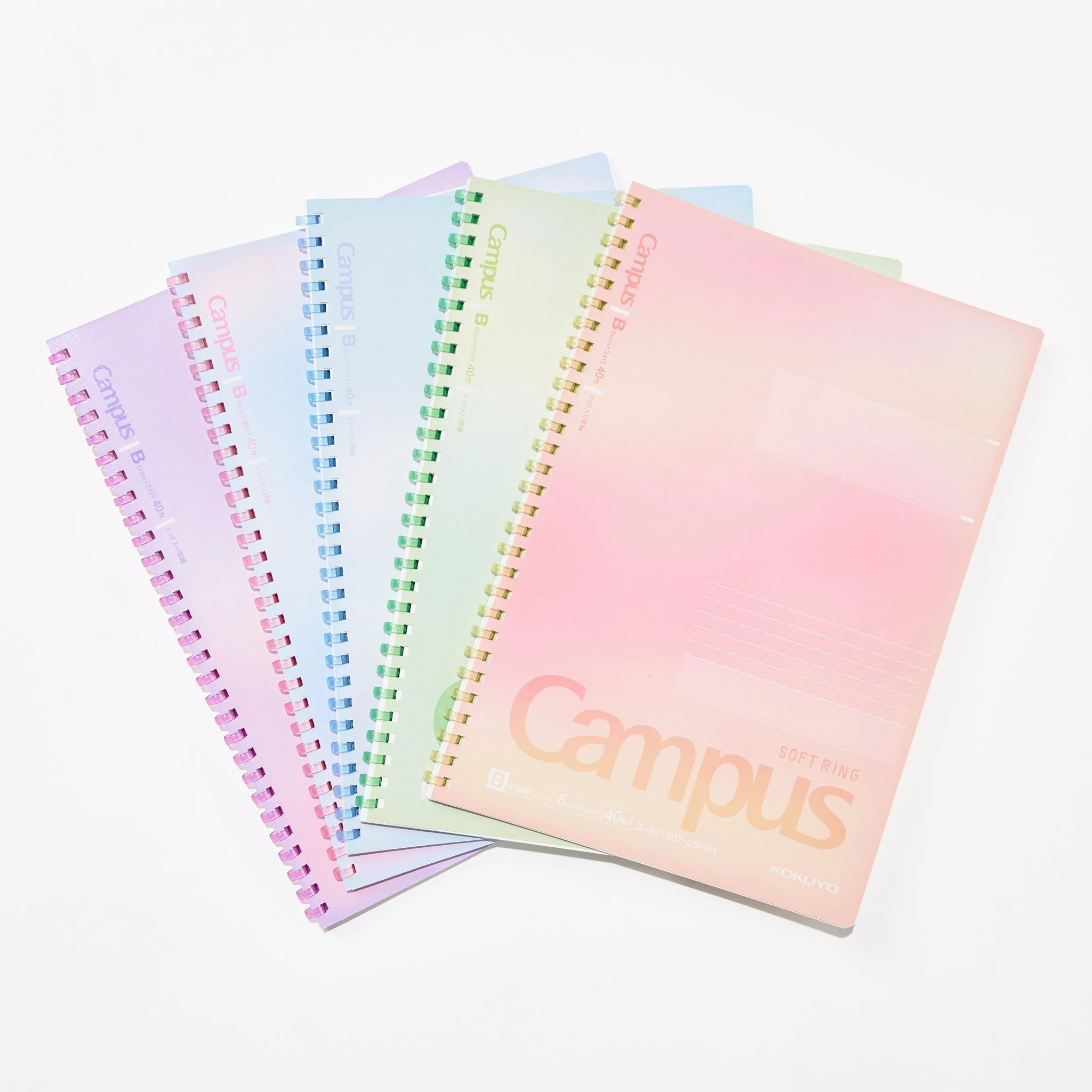 [Limited] Campus Soft Ring Positive & Relaxing Notebook / KOKUYO