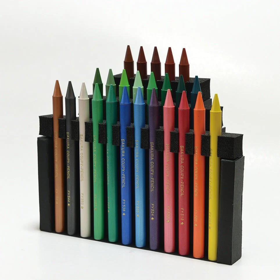 [Limited] Coupy Pencil FY100A 100 Colors Black Package Edition / SAKURA - Image 6