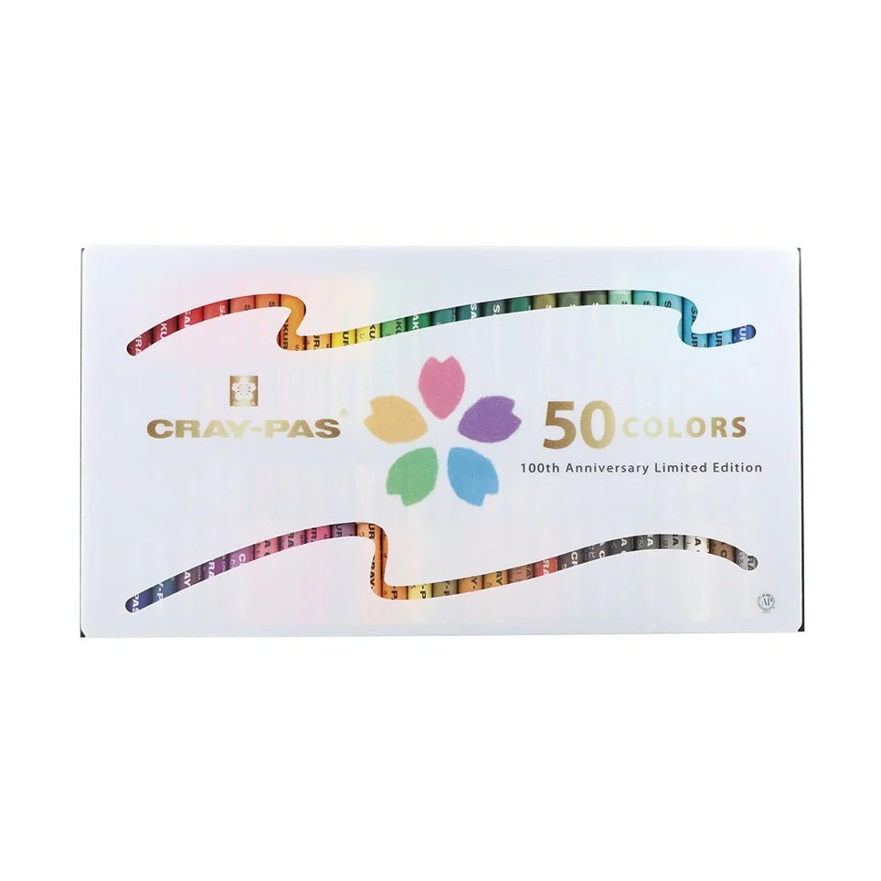 [Limited] Cray-Pas Thick 50-Color Anniversary Oil Pastel Set / SAKURA