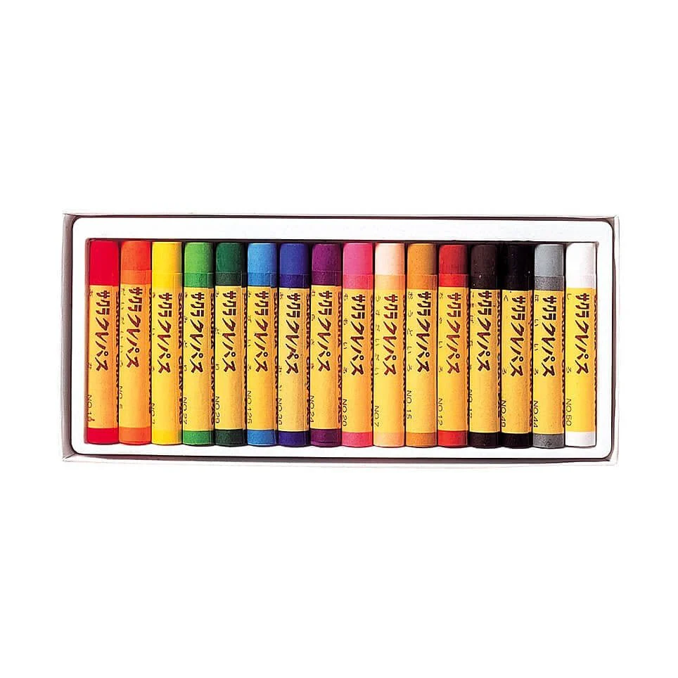 [Limited] Cray-Pas Wide 16 Colors Anniversary Oil Pastel Set / SAKURA - Image 5