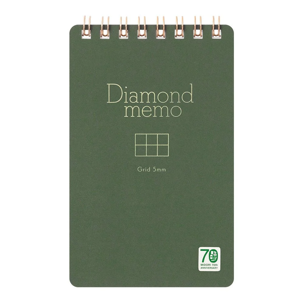 [Limited] Diamond Memo Pad MIDORI 70th Anniversary Color / MIDORI - Image 7