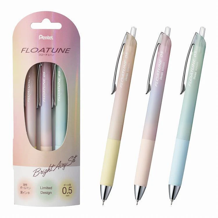 [Limited] Floatune Ballpoint Pen Airy Design Set / Pentel - Image 2