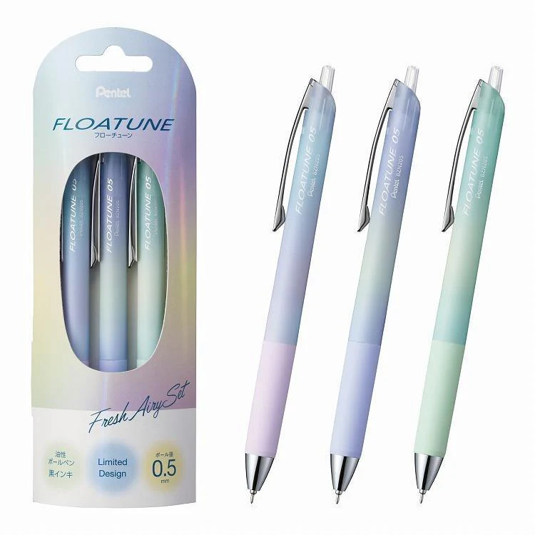 [Limited] Floatune Ballpoint Pen Airy Design Set / Pentel - Image 4