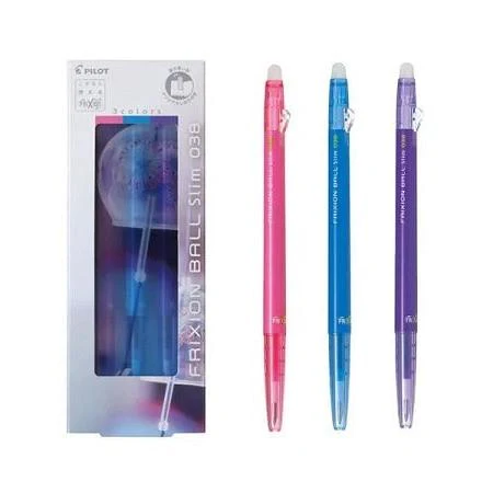 [Limited] Frixion Ball Slim Erasable Ballpoint Pen Summer 3 Color Set  / Pilot - Image 4