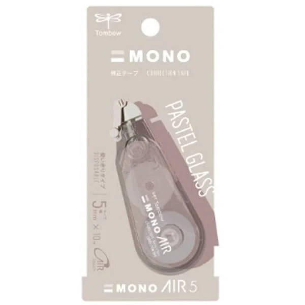 [Limited] MONO AIR 5 Correction Tape Pastel Glass Color / Tombow - Image 4