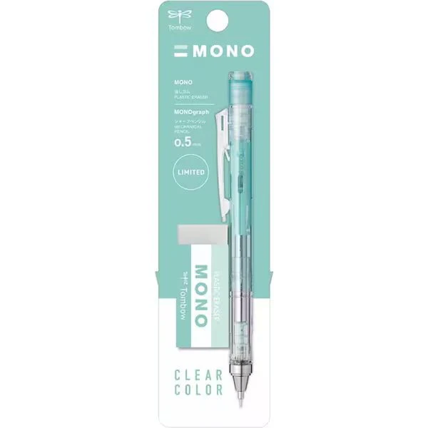 [Limited] MONO Graph Clear Mechanical Pencil & Eraser Set / Tombow - Image 4