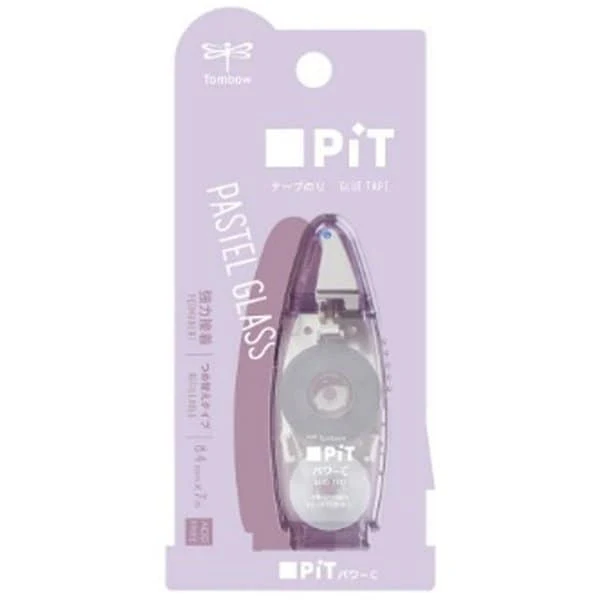 [Limited] PiT Power C Glue Tape Pastel Glass Color / Tombow - Image 2