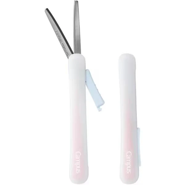 [Limited] Portable Scissors with Slide Mechanism Positive & Relaxing / KOKUYO - Image 2