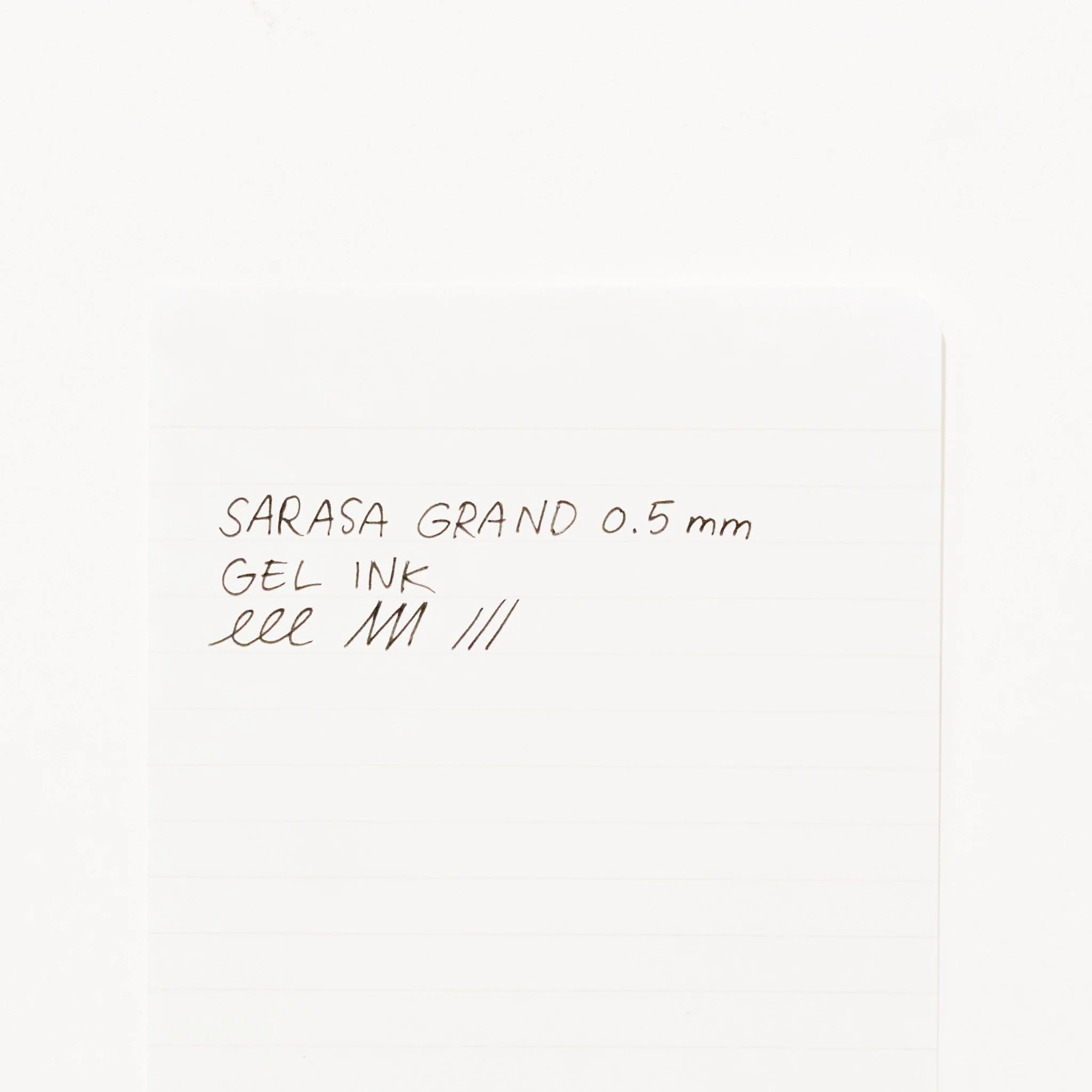 [Limited] Sarasa Grand Gel Ink Pen Monochrome Series / Zebra - Image 3