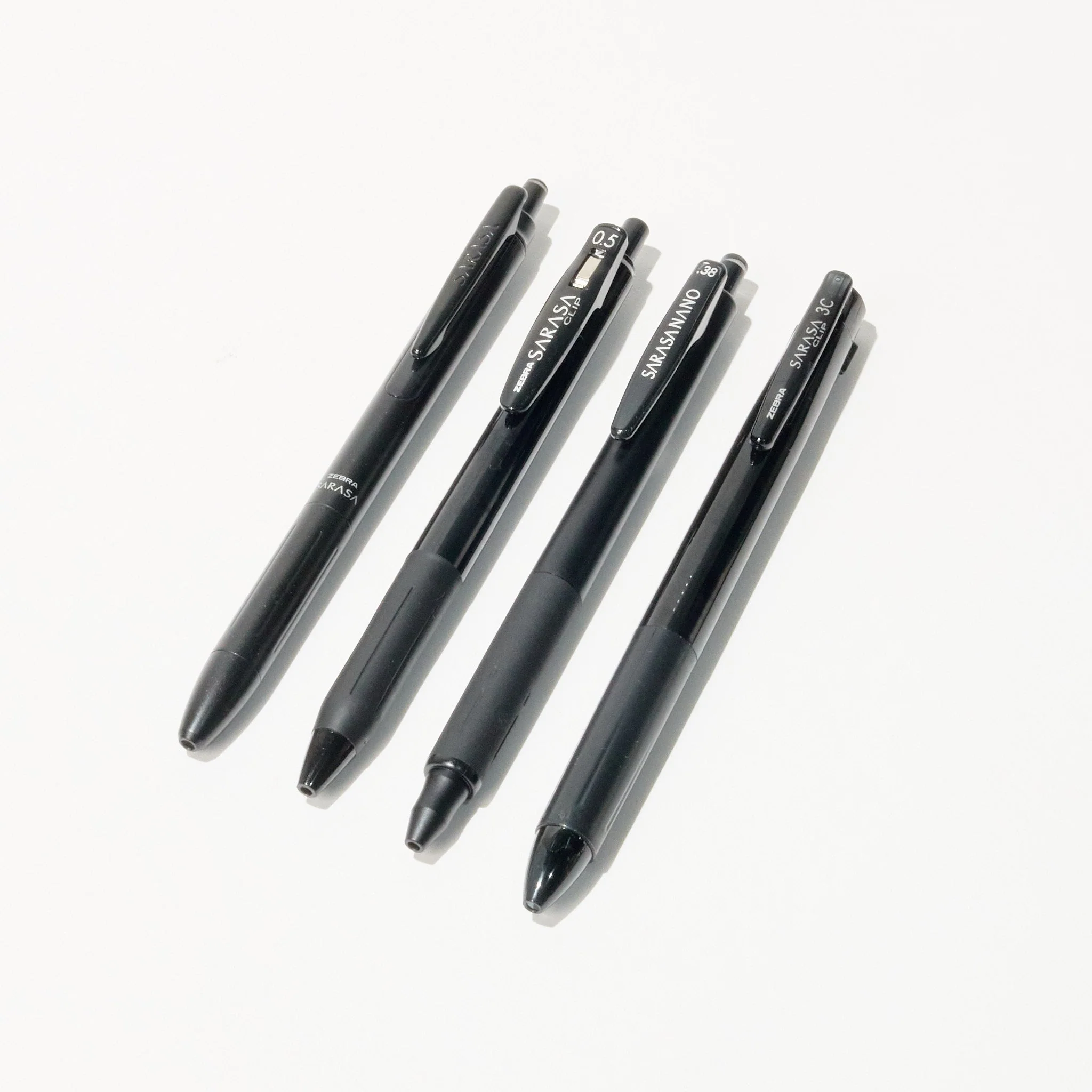 [Limited] Sarasa Monochrome Series Pens Box Set / Zebra - Image 2