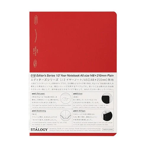 [Limited] STALOGY Editor's Series 1/2 Year Notebook / Nitto - Image 13