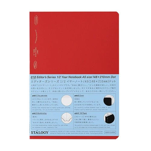 [Limited] STALOGY Editor's Series 1/2 Year Notebook / Nitto - Image 17