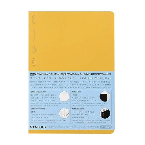 [Limited] STALOGY Editor's Series 1/2 Year Notebook / Nitto - Image 19