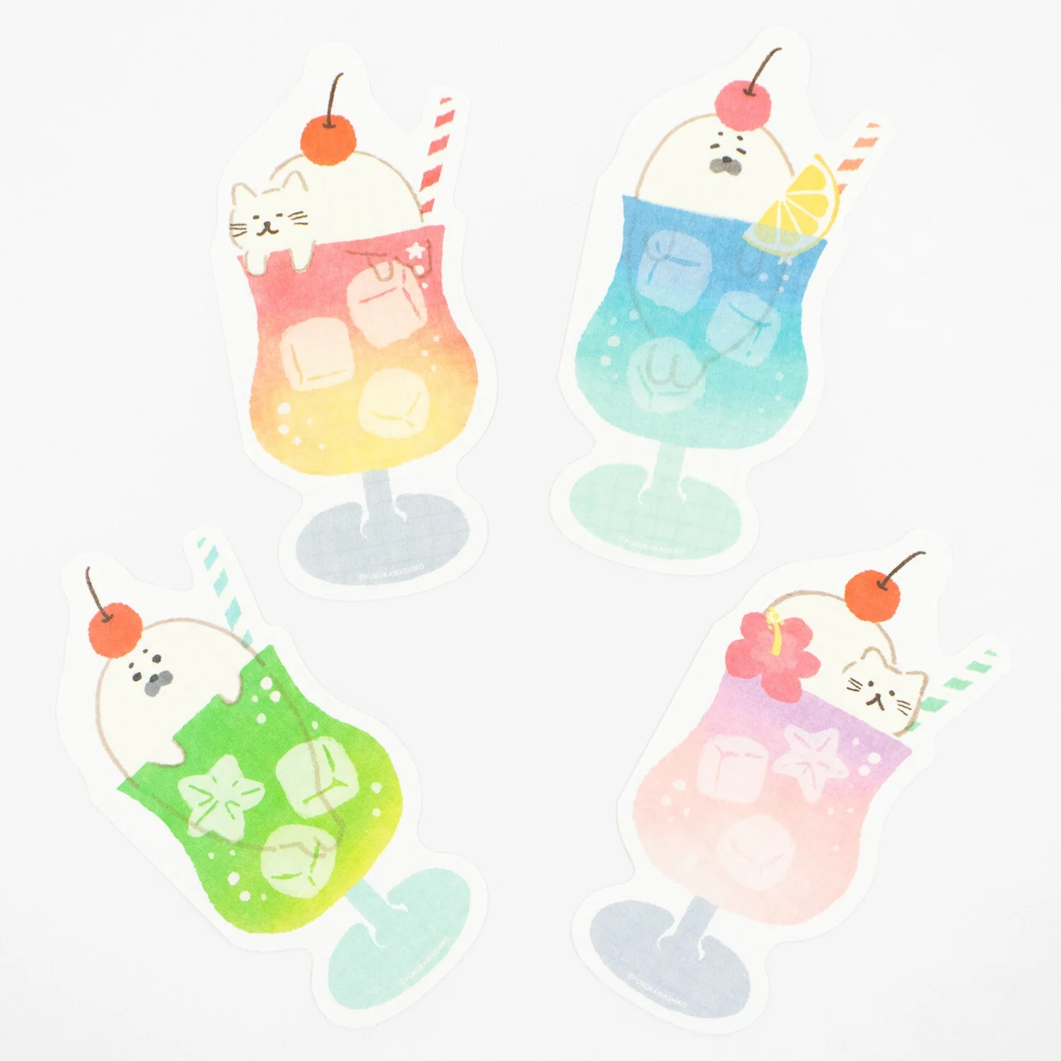 [Limited] Sweets Animal Studio Die-Cut Card Letter / Furukawa Shiko