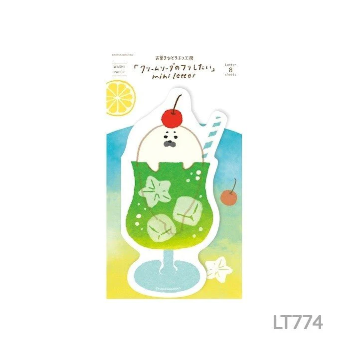 [Limited] Sweets Animal Studio Die-Cut Card Letter / Furukawa Shiko - Image 2
