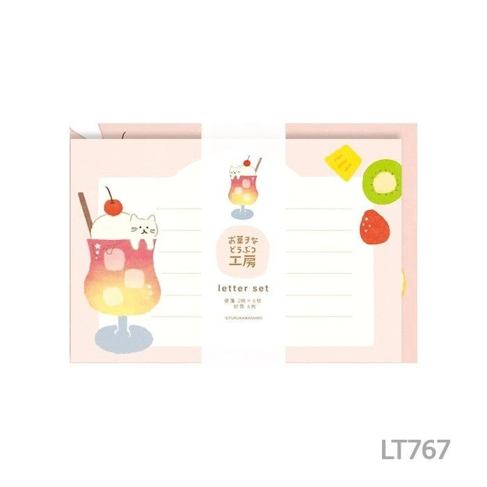 [Limited] Sweets Animal Studio Letter Set  / Furukawa Shiko - Image 14