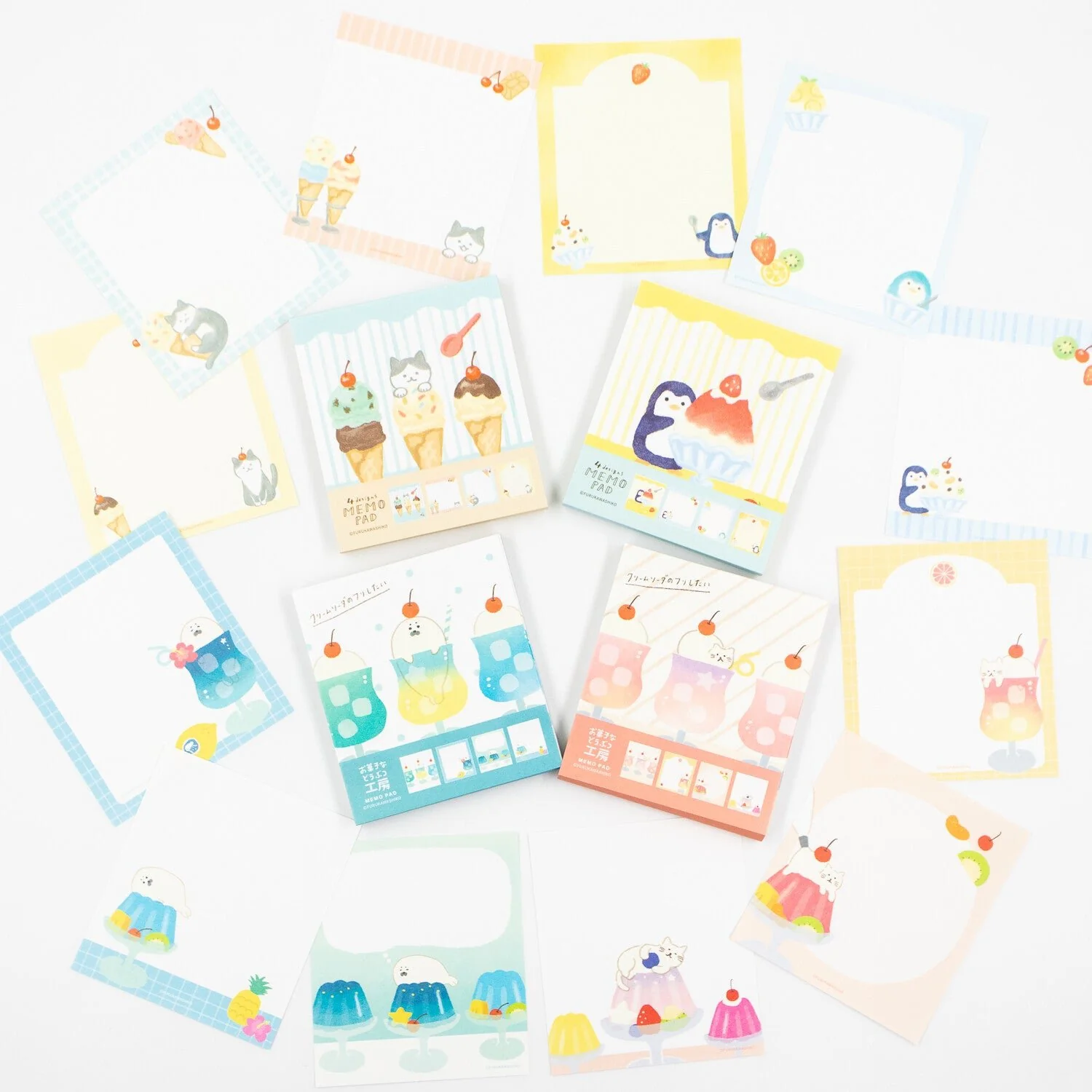 [Limited] Sweets Animal Studio Memo Pad / Furukawa Shiko