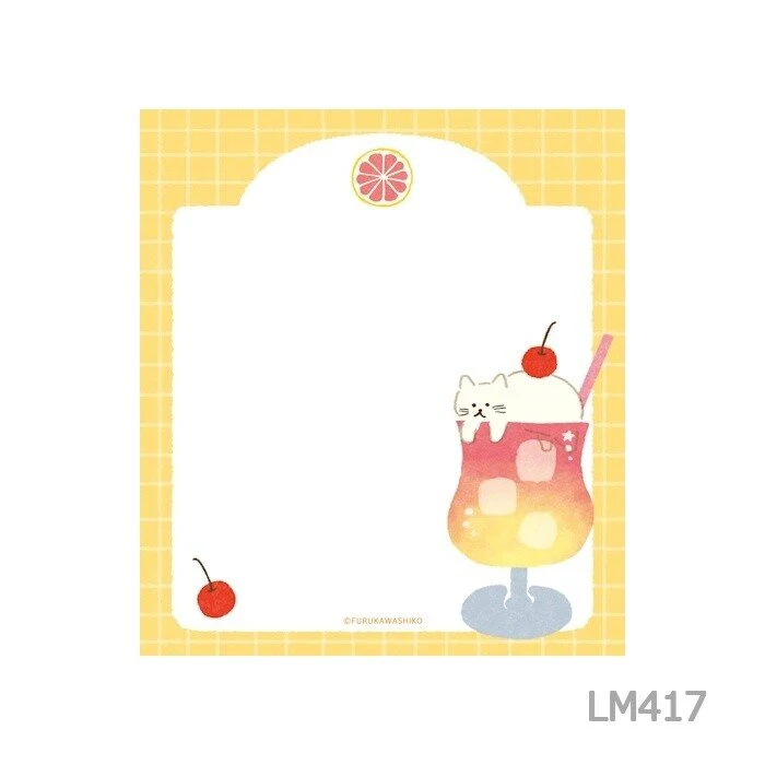 [Limited] Sweets Animal Studio Memo Pad / Furukawa Shiko - Image 15