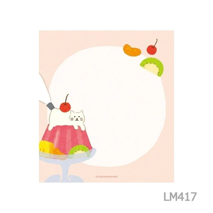 [Limited] Sweets Animal Studio Memo Pad / Furukawa Shiko - Image 16