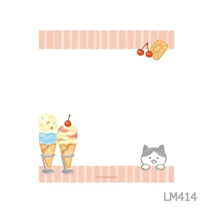 [Limited] Sweets Animal Studio Memo Pad / Furukawa Shiko - Image 3