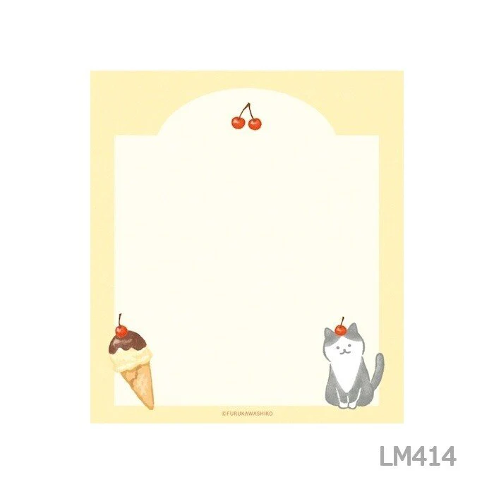 [Limited] Sweets Animal Studio Memo Pad / Furukawa Shiko - Image 5