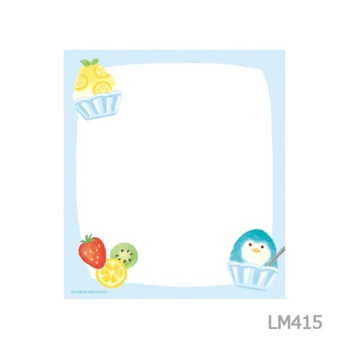 [Limited] Sweets Animal Studio Memo Pad / Furukawa Shiko - Image 8
