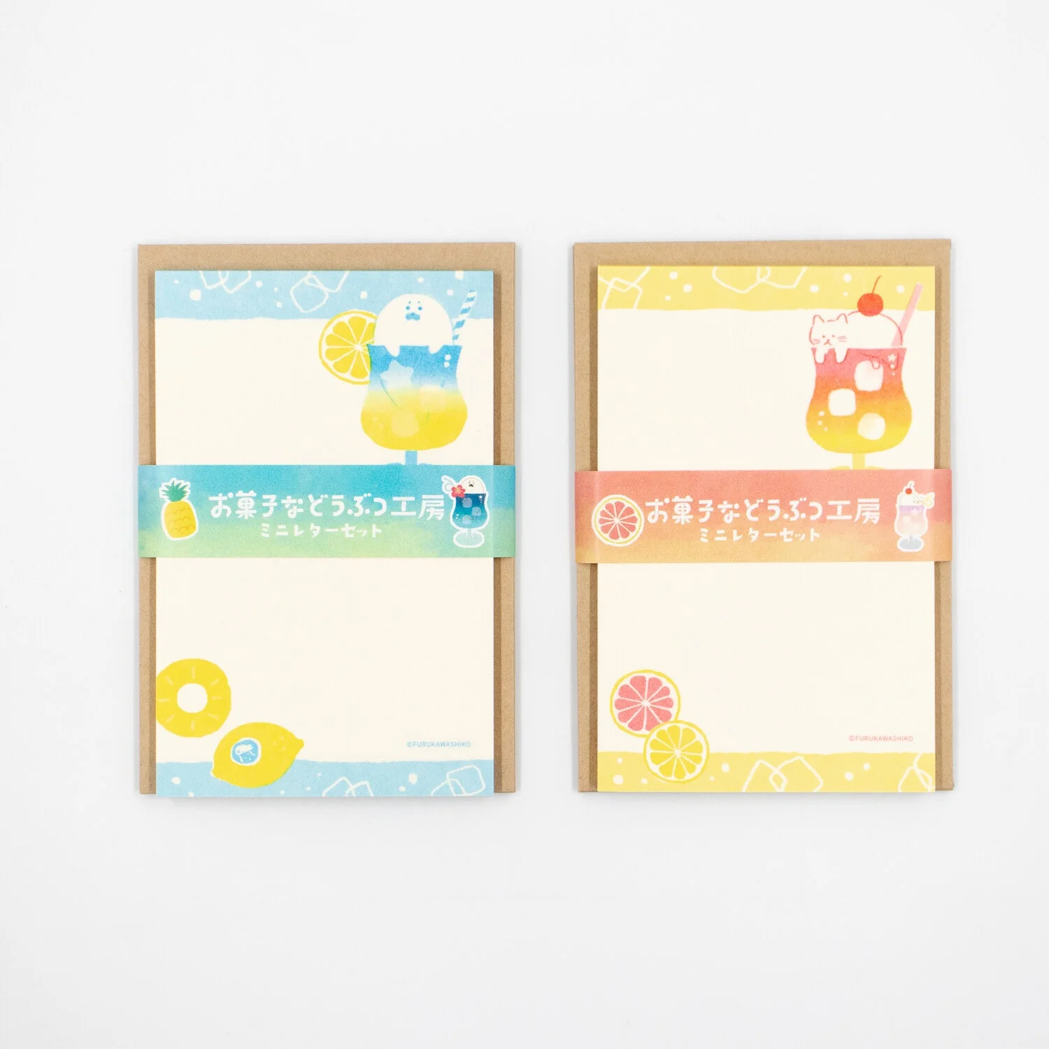 [Limited] Sweets Animal Studio Mini Letter Set / Furukawa Shiko