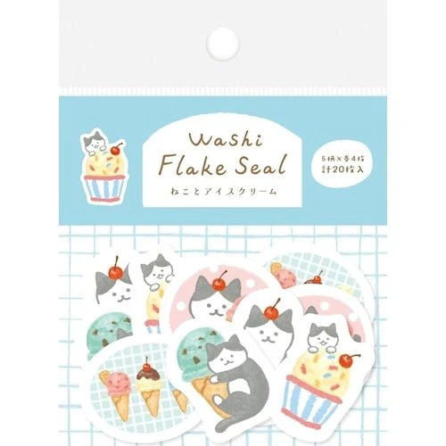 [Limited] Sweets Animal Studio Washi Flake Stickers / Furukawa Shiko - Image 2