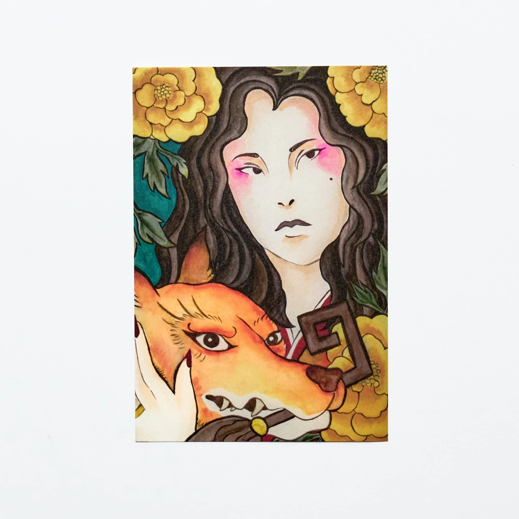 "Love Me At My Worst" Washi Postcard by Jessie / Bungu - Image 3