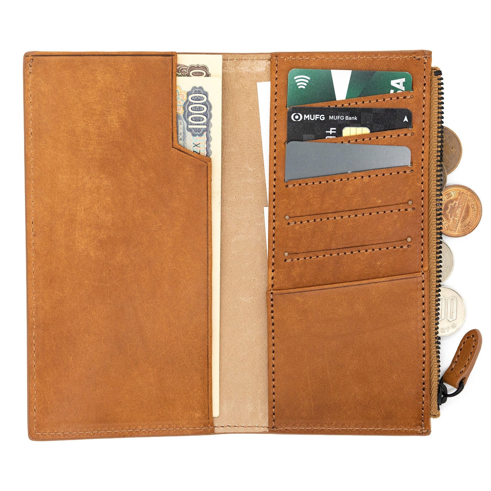 LW17 Wallet Type1 MAYA Leather Long Wallet / Luddite - Image 17