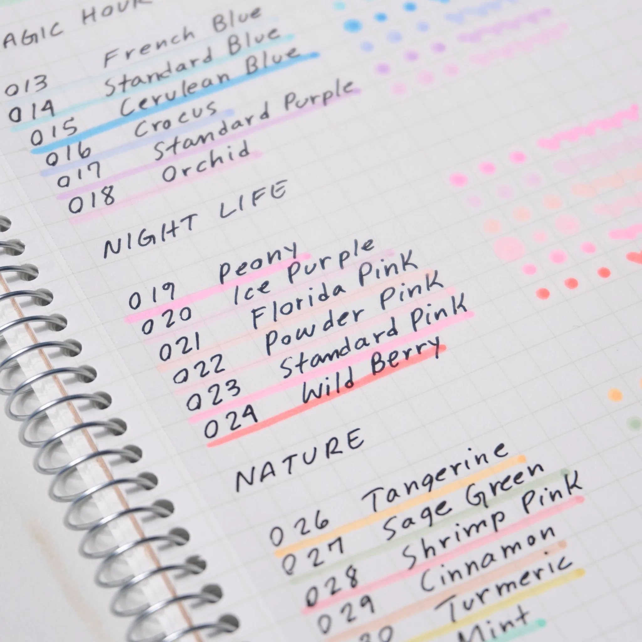 MARU liner Highlighter 36 Color Set / Epoch Chemical - Image 5
