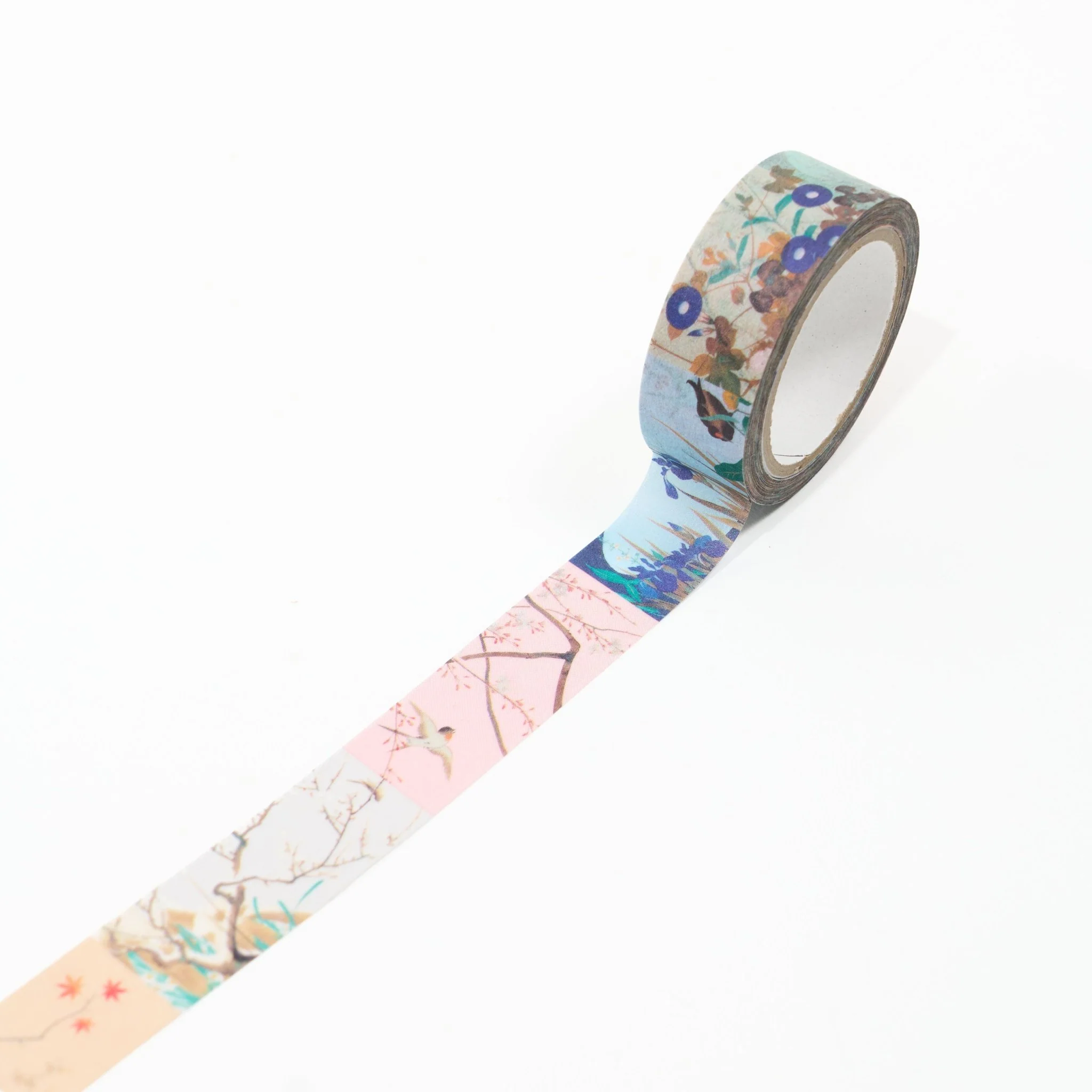 Four Seasons Flowers and Birds Scroll Masking Tape / Benrido