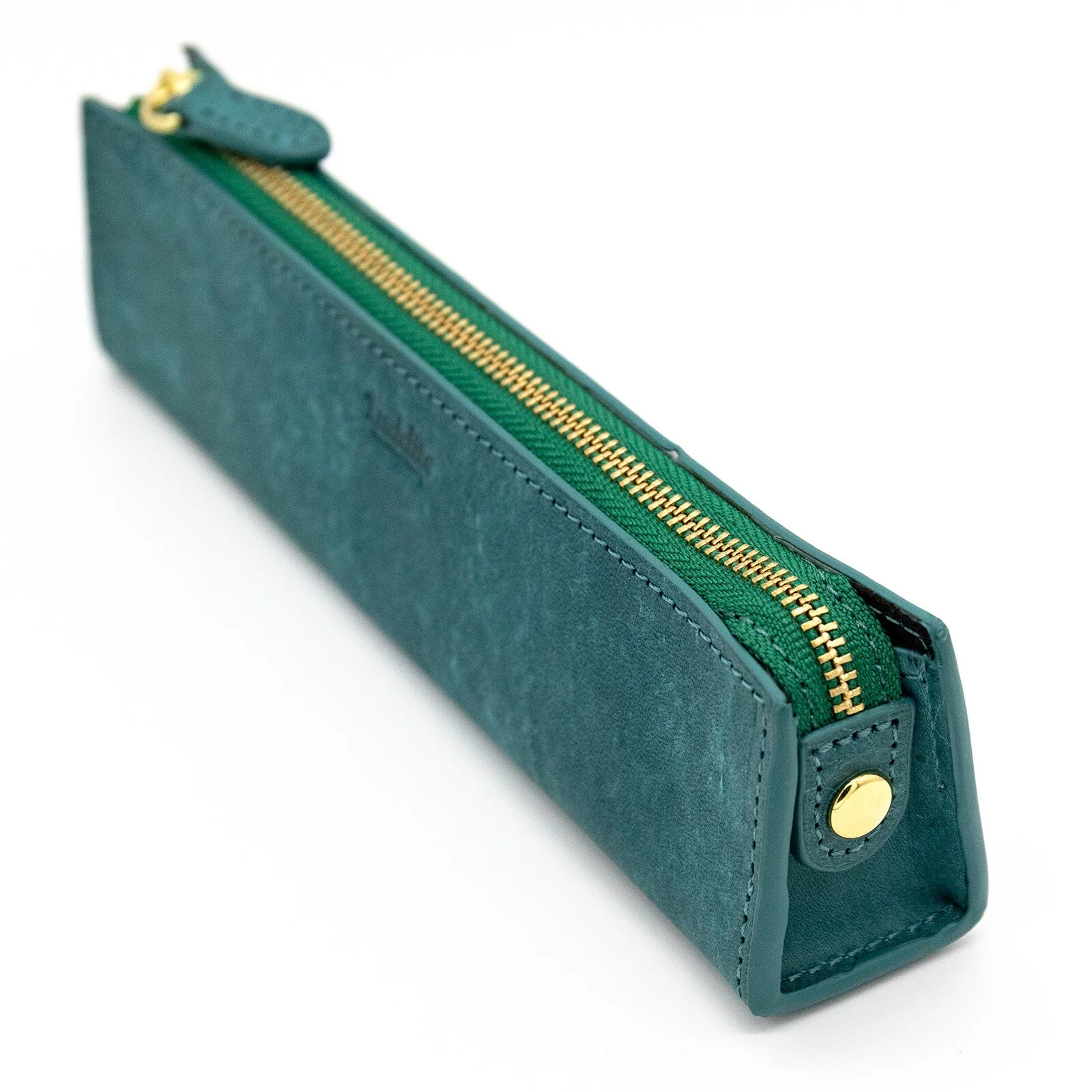 MAYA Leather Trilateral Pen Case Medium / Luddite - Image 11