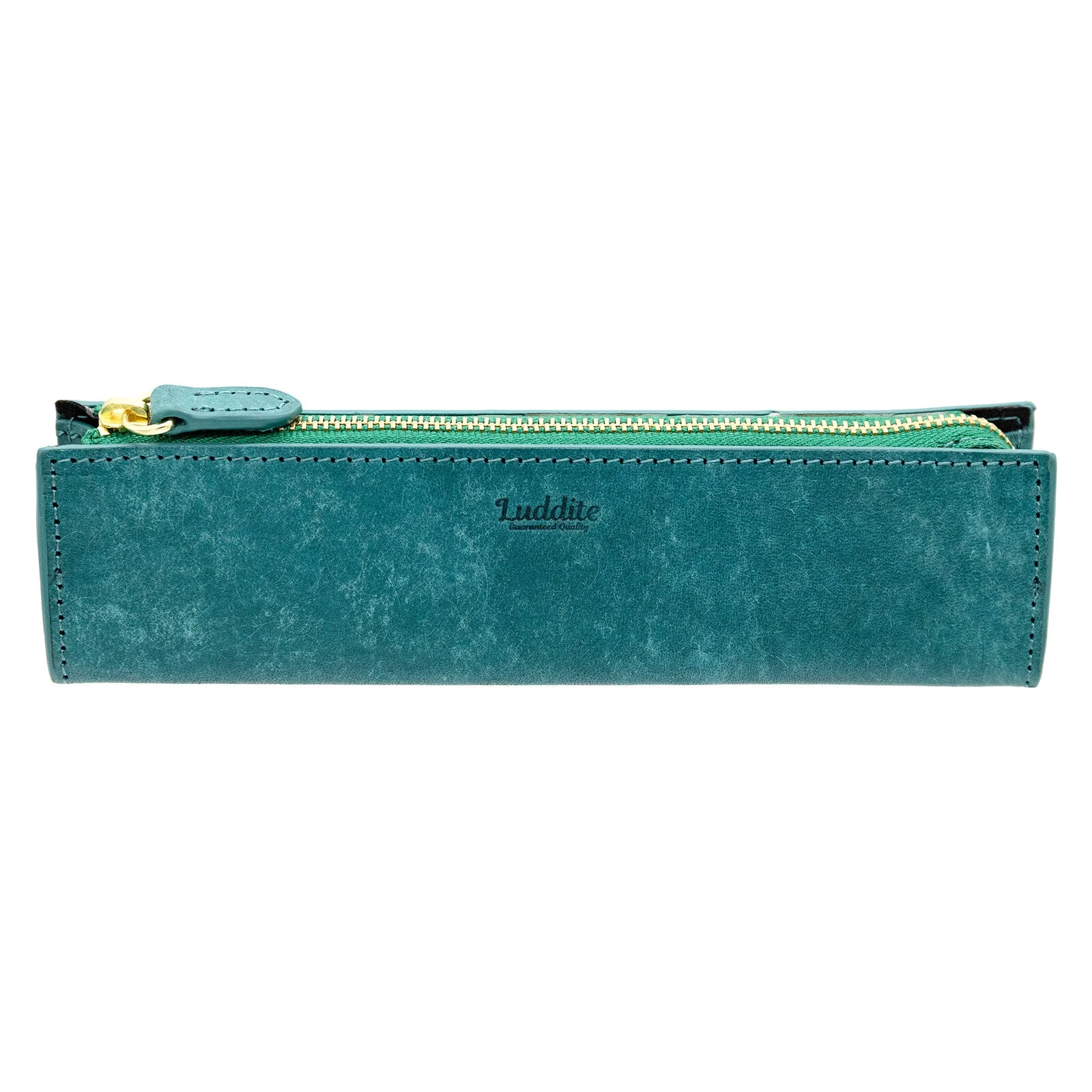 MAYA Leather Trilateral Pen Case Medium / Luddite - Image 12