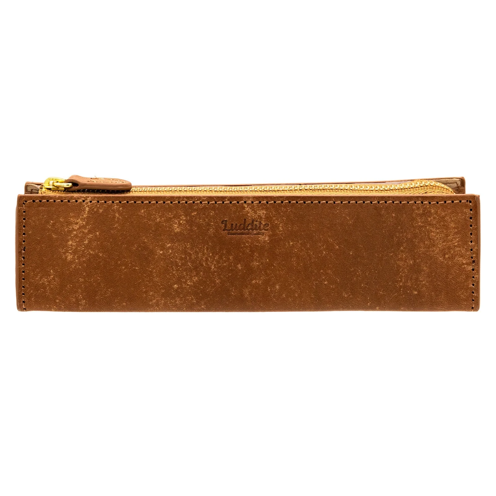 MAYA Leather Trilateral Pen Case Medium / Luddite - Image 17