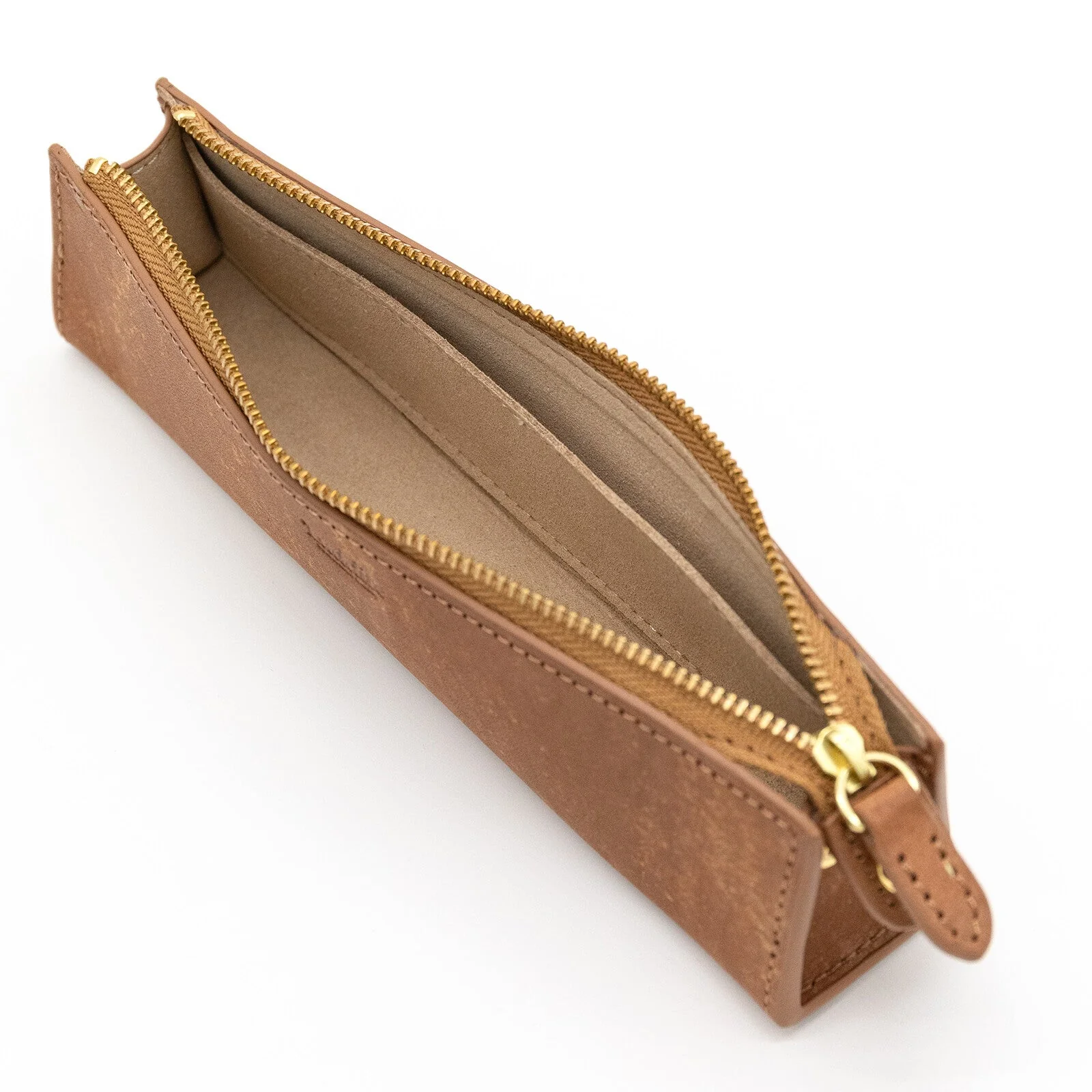 MAYA Leather Trilateral Pen Case Medium / Luddite - Image 18